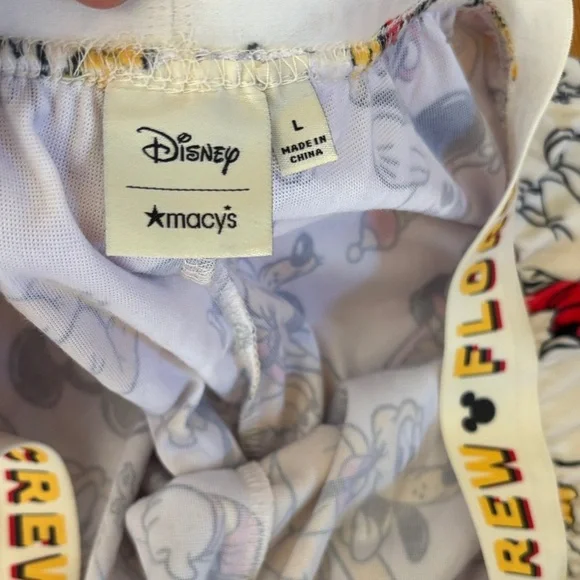 Disney Playful Character Pajama Bottoms & top- Red, Yellow, Black nwot - Picture 4 of 6